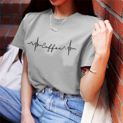 Modern női póló több színben felirattal