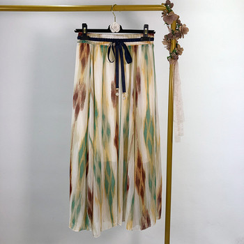 Női hosszú tüllszoknya derékban megkötővel
