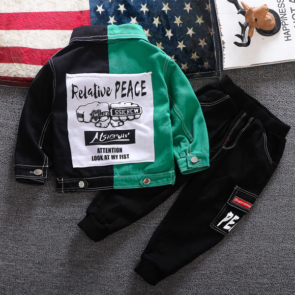 Aktuális gyerek kabát + nadrág szett fiúknak két színben