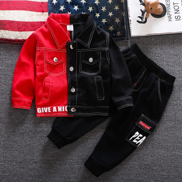 Aktuális gyerek kabát + nadrág szett fiúknak két színben