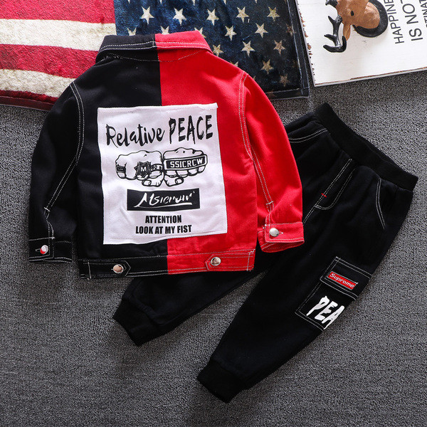 Aktuális gyerek kabát + nadrág szett fiúknak két színben