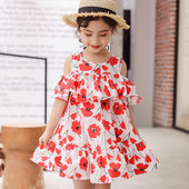 Kivágott gyerekruha csupasz váll - többféle színben