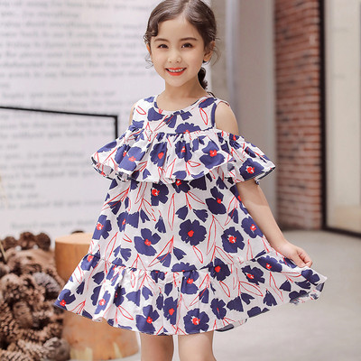 Kivágott gyerekruha csupasz váll - többféle színben