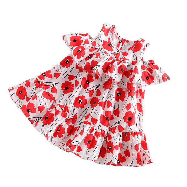 Kivágott gyerekruha csupasz váll - többféle színben