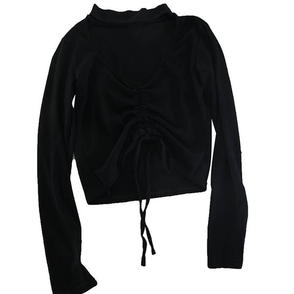 Modern női blúz, hosszú ujjú fehér, piros és fekete színben