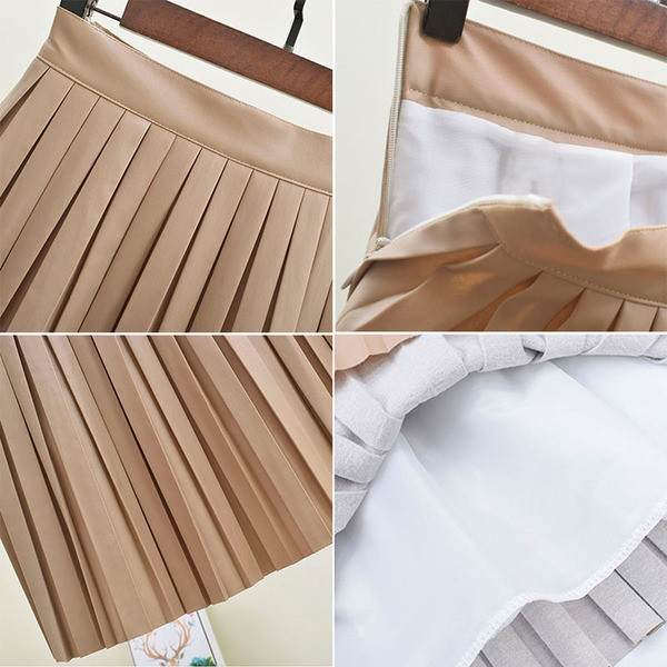 Rakott női szoknya két színben