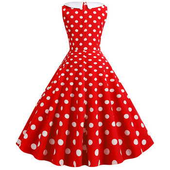 Modern női ruha vágott minta pöttyök több színben