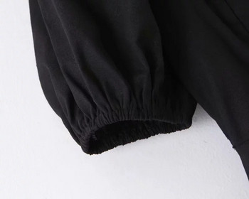 Modern alkalmi női ruha fekete színben