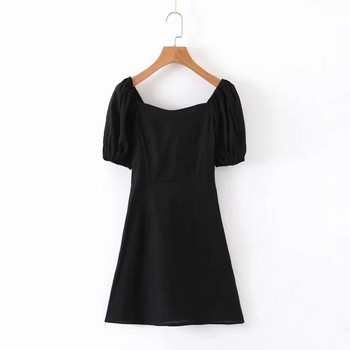 Modern alkalmi női ruha fekete színben