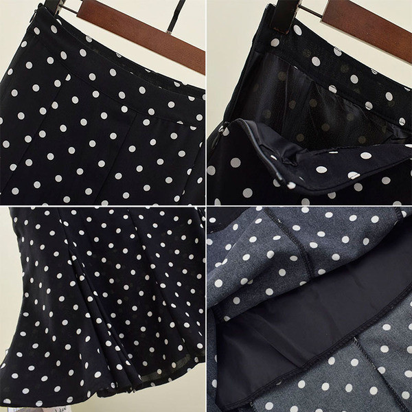 Női pöttyös szoknya