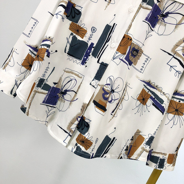 Női alkalmi ing, hosszú ujjal