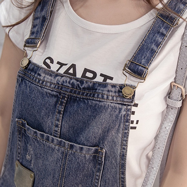 Aktuális női farmer overál kék színben