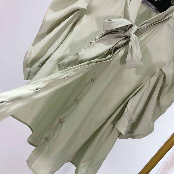 Női ing 3/4-es ujjal és nyakkendővel