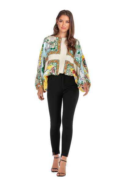 Modern női blúz, hosszú ujjú széles modell