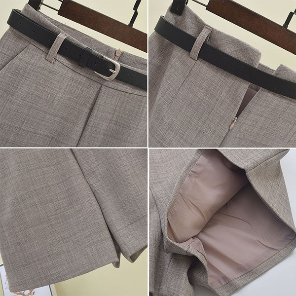 Modern női rövidnadrág övvel több színben