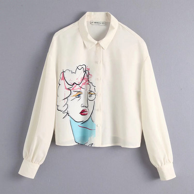 Új modell elegáns női ing fehér színben