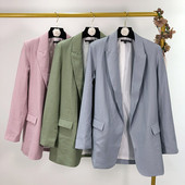 Női kabát hosszú ujjal, három színben