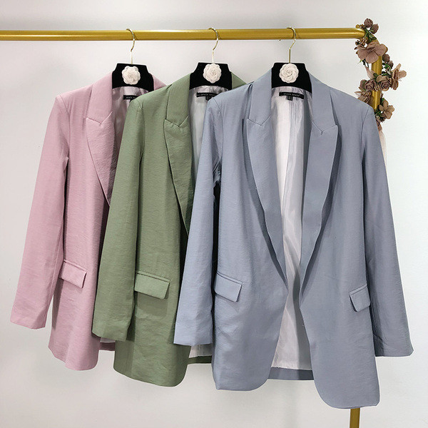 Női kabát hosszú ujjal, három színben