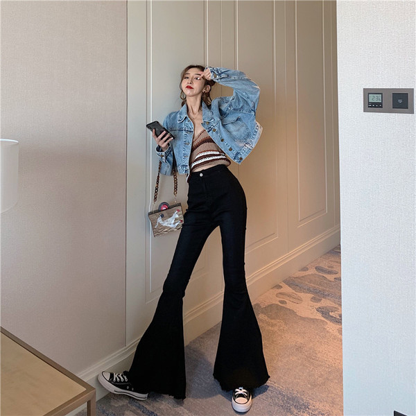 Blugi de dama moderni tip Charleston in doua culori