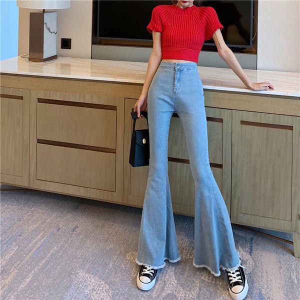 Blugi de dama moderni tip Charleston in doua culori