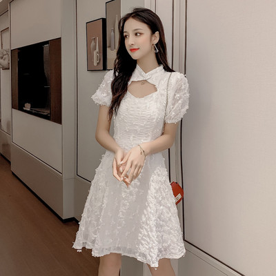 Rochie casual dama in doua culori - model croiat