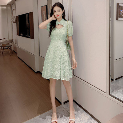 Rochie casual dama in doua culori - model croiat