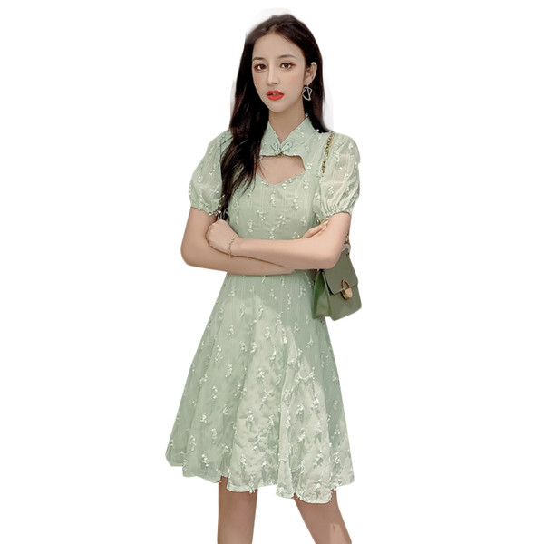 Rochie casual dama in doua culori - model croiat