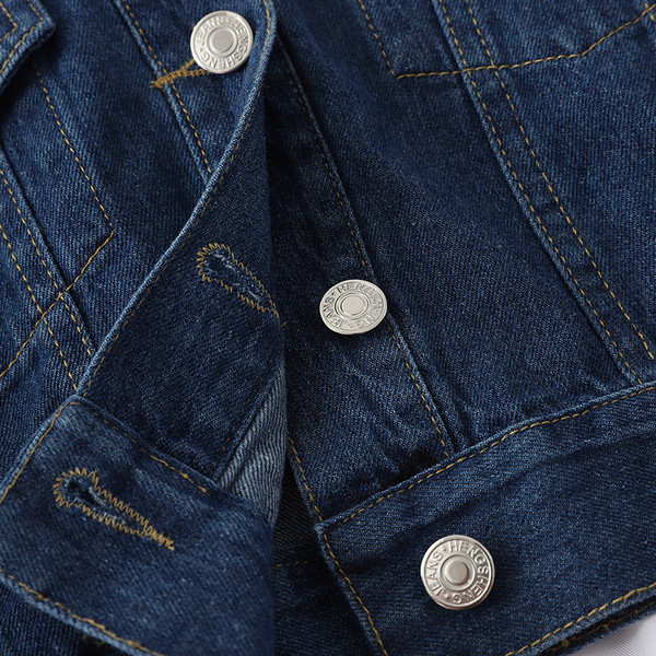 Alkalmi farmerdzseki nyitott vállú sötét színű