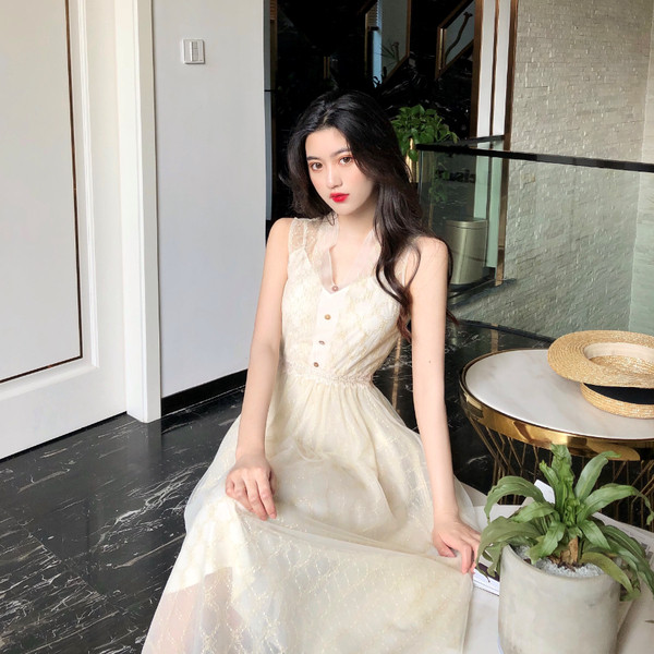 Rochie lunga de dama actuala cu talie elastica in doua culori