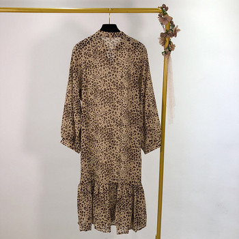 Rochie lunga dama cu cravate - model larg