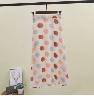 Fusta de dama cu buline in mai multe culori