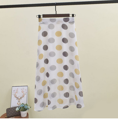 Fusta de dama cu buline in mai multe culori