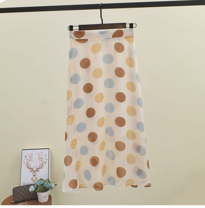 Fusta de dama cu buline in mai multe culori