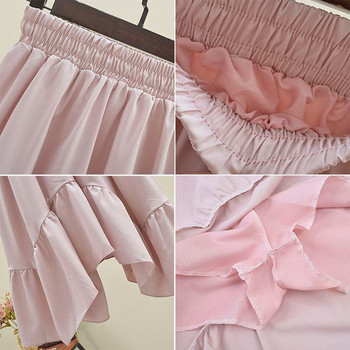 Fusta dama casual model asimetric in mai multe culori