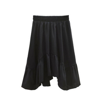 Fusta dama casual model asimetric in mai multe culori