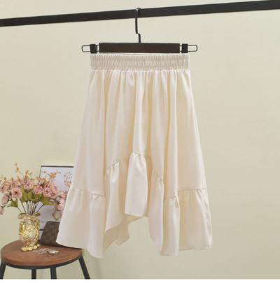 Fusta dama casual model asimetric in mai multe culori