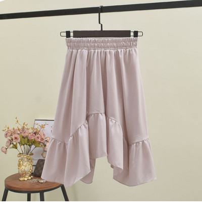 Fusta dama casual model asimetric in mai multe culori