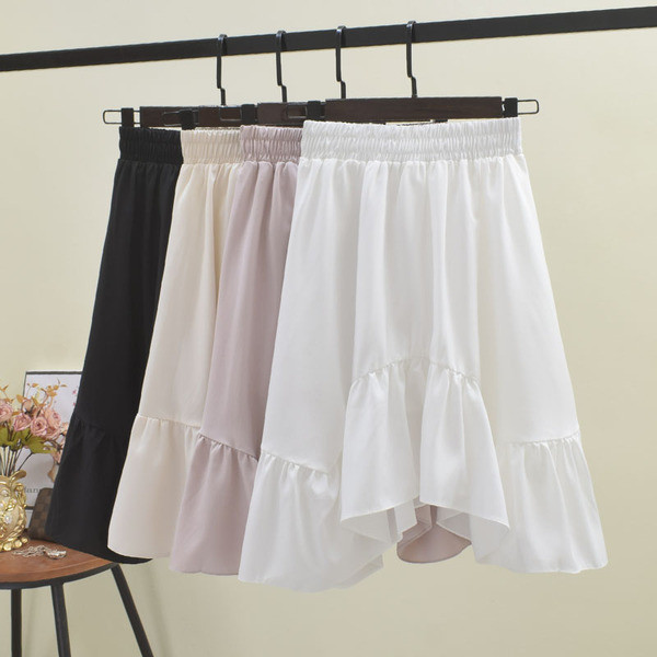 Fusta dama casual model asimetric in mai multe culori