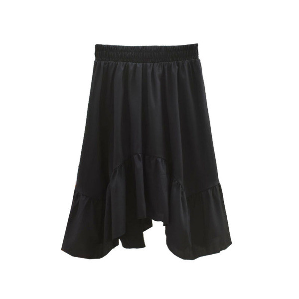 Fusta dama casual model asimetric in mai multe culori