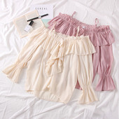 Bluză de damă modernă model nou cu umerii goi - mai multe culori