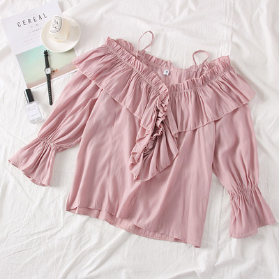 Bluză de damă modernă model nou cu umerii goi - mai multe culori