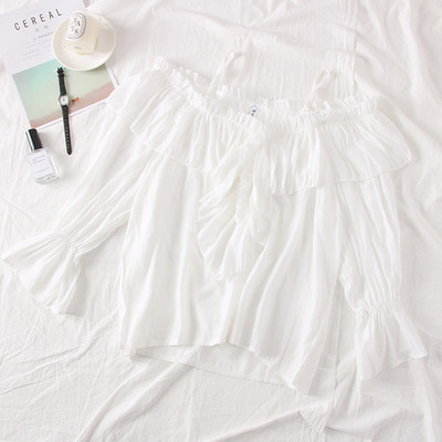 Bluză de damă modernă model nou cu umerii goi - mai multe culori