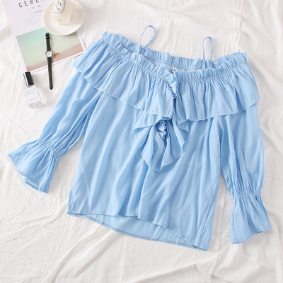 Bluză de damă modernă model nou cu umerii goi - mai multe culori