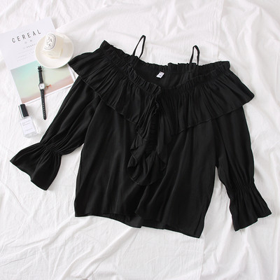 Bluză de damă modernă model nou cu umerii goi - mai multe culori