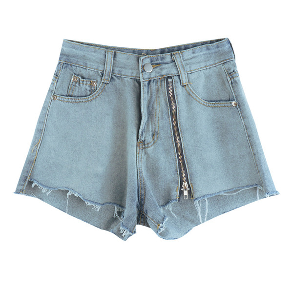 Aktuális női rövidnadrág két színben, cipzárral