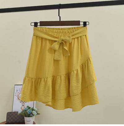 Fusta casual dama cu talie elastica in mai multe culori