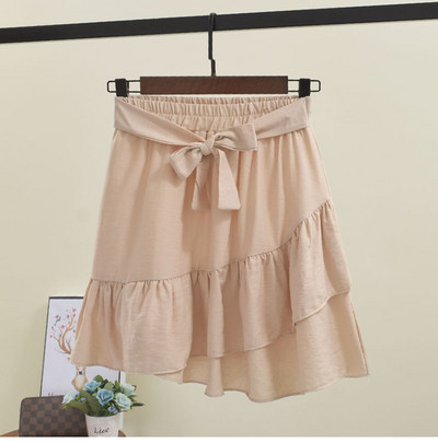 Fusta casual dama cu talie elastica in mai multe culori