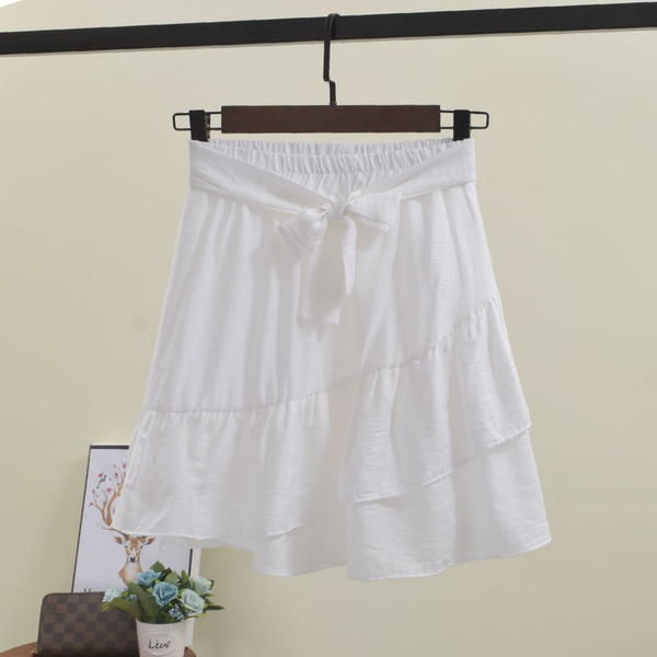 Fusta casual dama cu talie elastica in mai multe culori