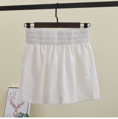 Pantaloni scurti moderni de dama cu talie elastica in mai multe culori