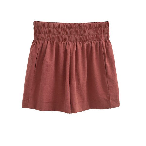 Pantaloni scurti moderni de dama cu talie elastica in mai multe culori